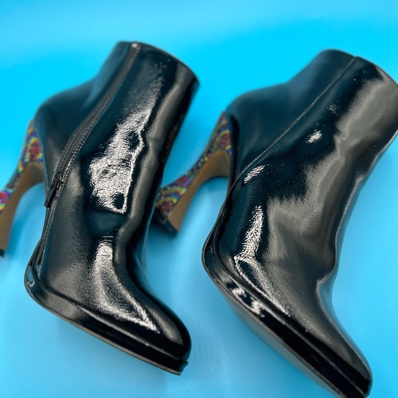 Betsy Johnson Dress Boot with Rhinestone Heels Size 9 - Picture 5 of 13